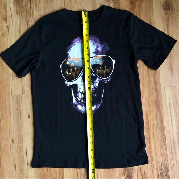NEW Skeleton Skull Shades T Shirt Black Large 14 / 16 Unisex NWOT - Picture 6 of 13